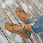 Women's Suede Loafers with Bow Detail and Lightweight Cushioned Sole™ – Zeitloser Komfort für den ganzen Tag