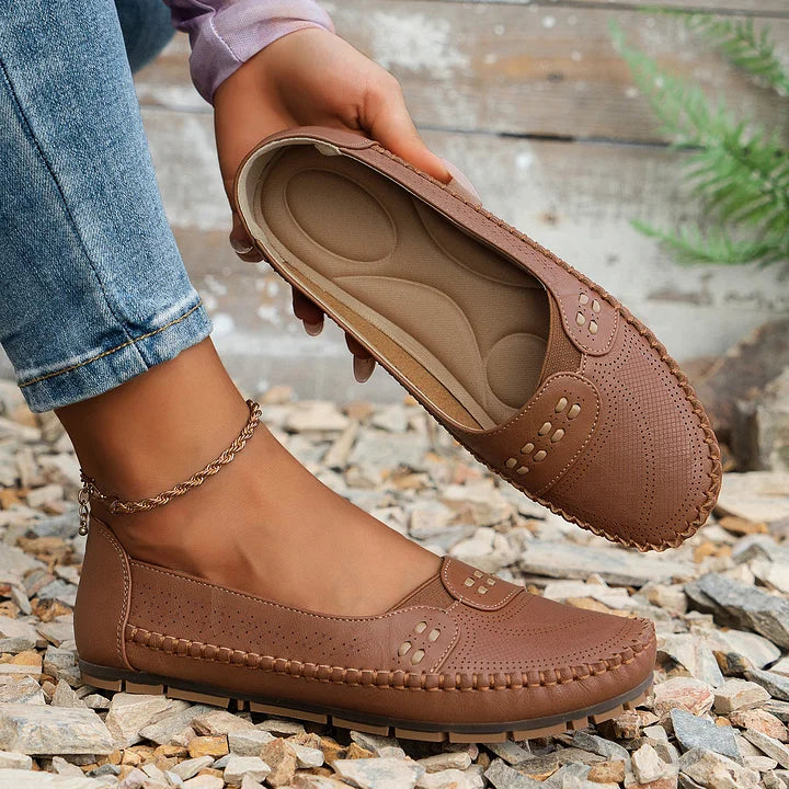 Women's Orthopedic Slip On Shoes with Cushioned Sole and Breathable Design™ – Müheloser Komfort für den ganzen Tag