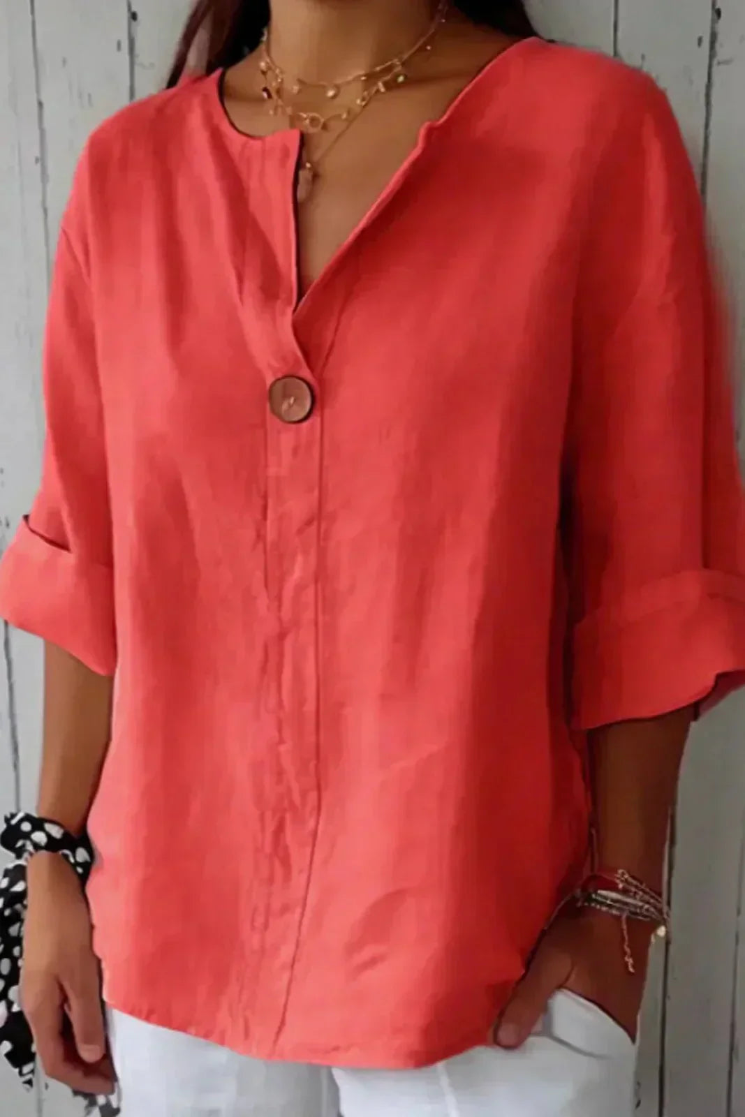 Elowen | Women's Spring Blouse™ – Mühelose Eleganz für entspannte Frühlingstage