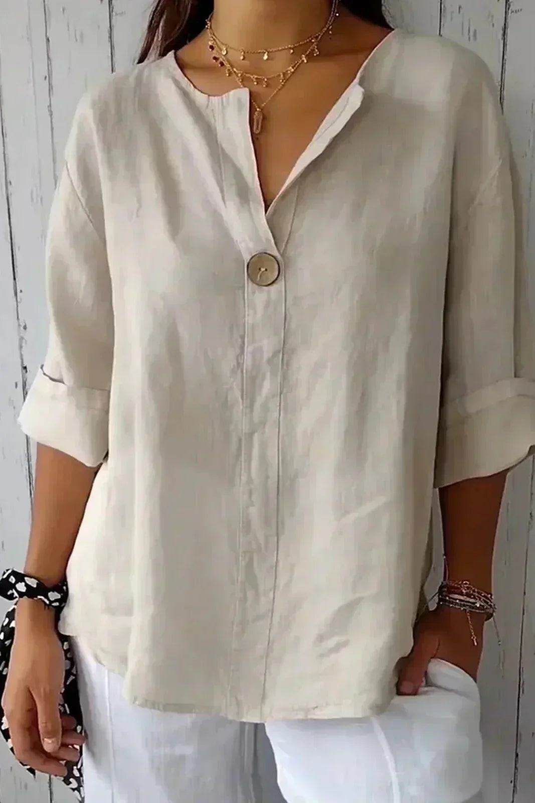 Elowen | Women's Spring Blouse™ – Mühelose Eleganz für entspannte Frühlingstage