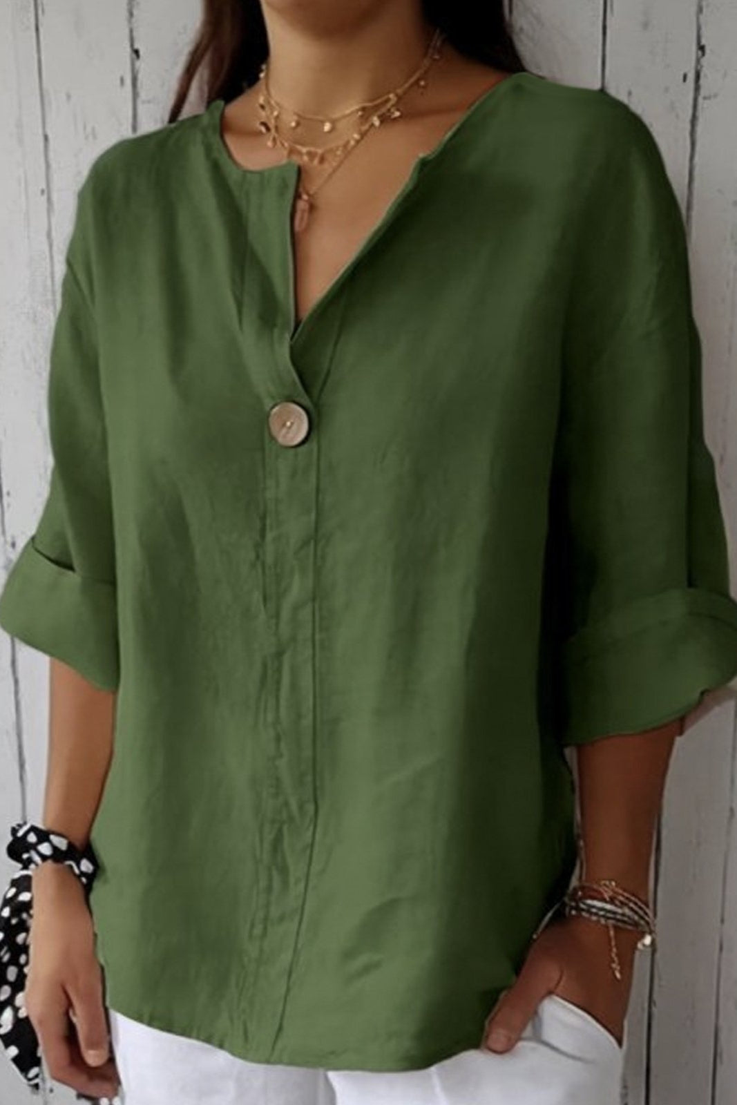 Elowen | Women's Spring Blouse™ – Mühelose Eleganz für entspannte Frühlingstage