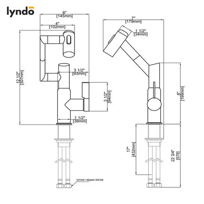 IntelMax™ – Drehbarer Wasserhahn mit Temperaturanzeige [50% Rabatt]