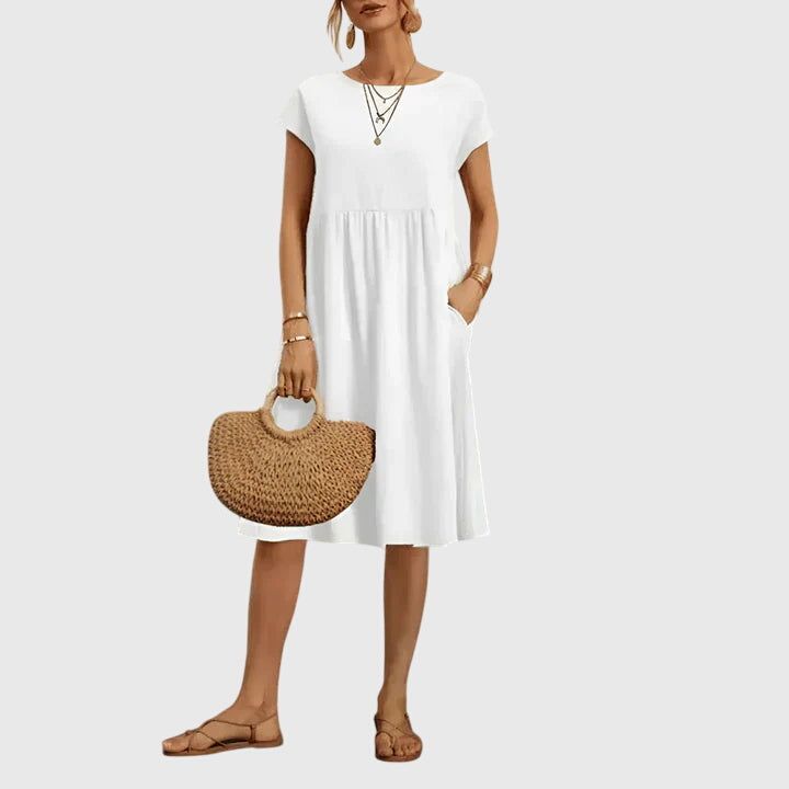 Women's Relaxed Midi Spring Dress™ – Müheloses Frühlingsfeeling mit femininer Eleganz