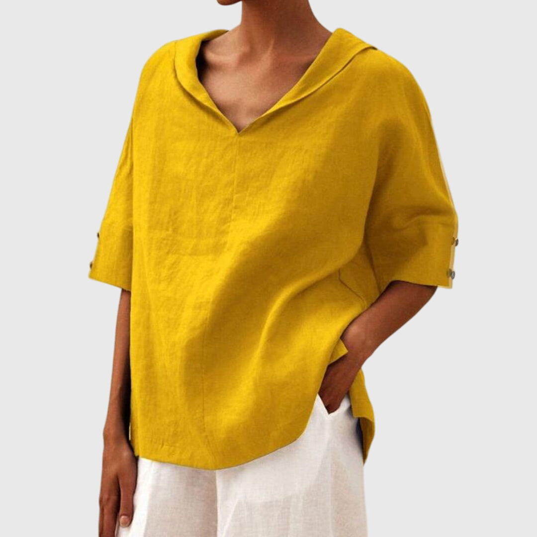 Elegant V-Neck Everyday Top™ – Müheloser Komfort trifft zeitlose Eleganz