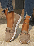 Women's Slip-On Loafers with Flat Wedge and Buckle Detail™ – Müheloser Komfort für den ganzen Tag