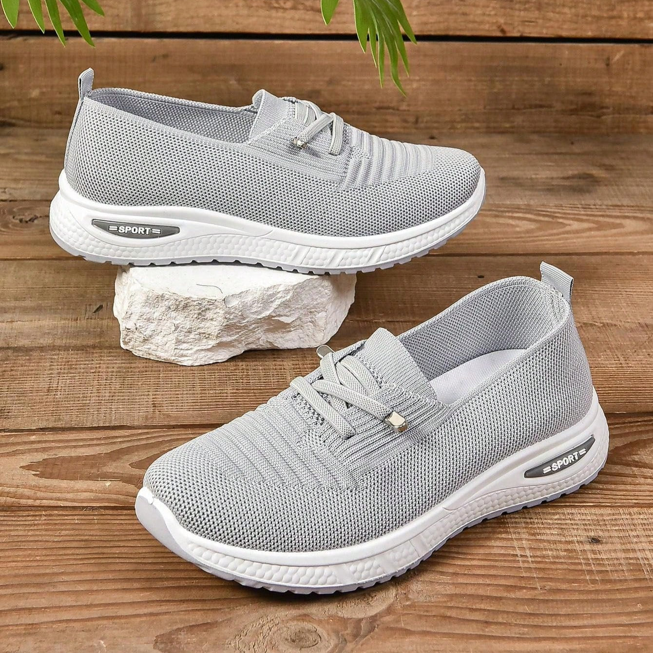 Women's Orthopedic Slip On Sneakers with Arch Support and Cushioned Sole™ – Ganztägiger Komfort für gesunde Füße