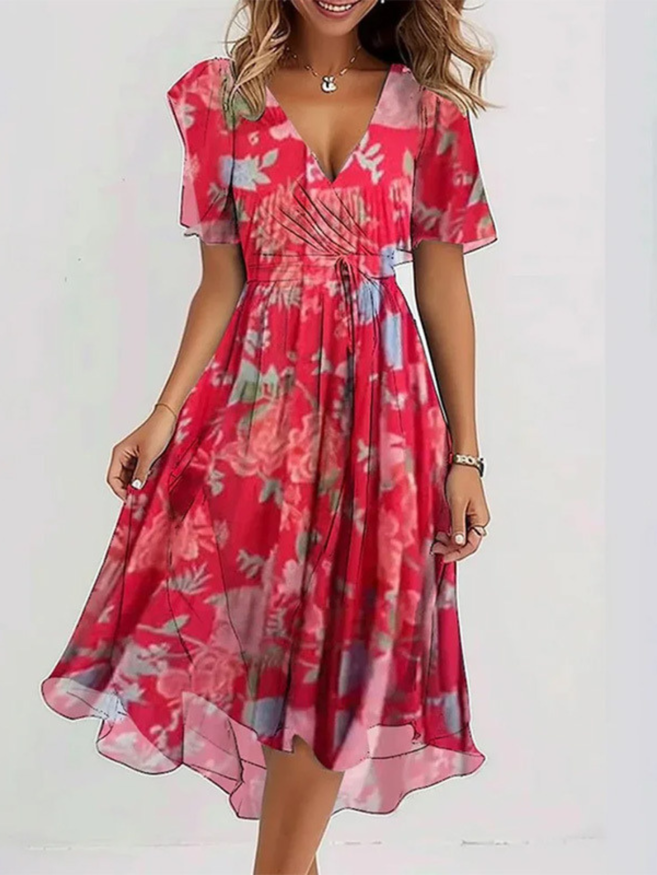 Boho Style Summer Dress With Flattering Relaxed Fit for Women™ – Mühelose Eleganz für entspannte Sommertage