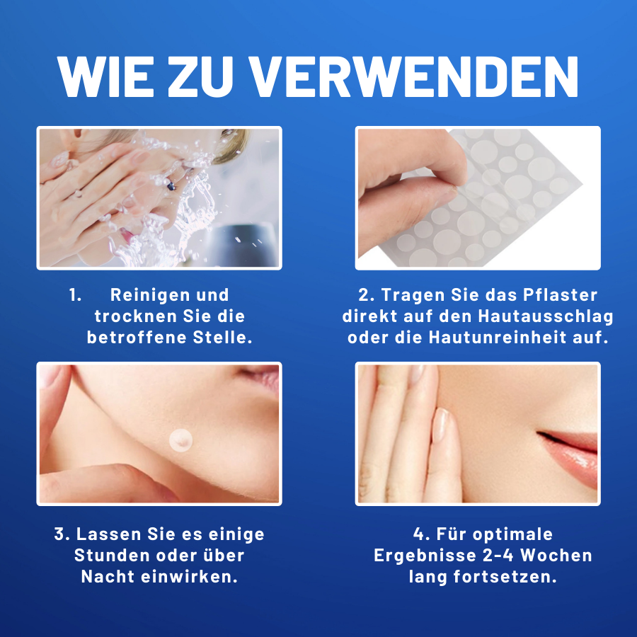 PatchAway™ – Schonende Hautpflegepads für ein ebenmäßiger erscheinendes Hautbild zuhause [1 + 1 Gratis]