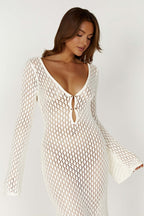 Elegant White Dress with Flattering Silhouette for Women™ – Zeitlose Eleganz für jeden Anlass
