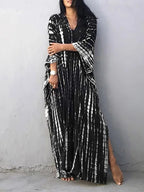 Women's Caftan Printed Flowing Relaxed Fit Summer Maxi Dress™ – Müheloser Sommerkomfort mit stilvollem Flair