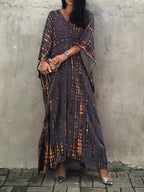 Women's Caftan Printed Flowing Relaxed Fit Summer Maxi Dress™ – Müheloser Sommerkomfort mit stilvollem Flair