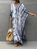 Women's Caftan Printed Flowing Relaxed Fit Summer Maxi Dress™ – Müheloser Sommerkomfort mit stilvollem Flair
