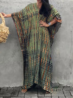 Women's Caftan Printed Flowing Relaxed Fit Summer Maxi Dress™ – Müheloser Sommerkomfort mit stilvollem Flair