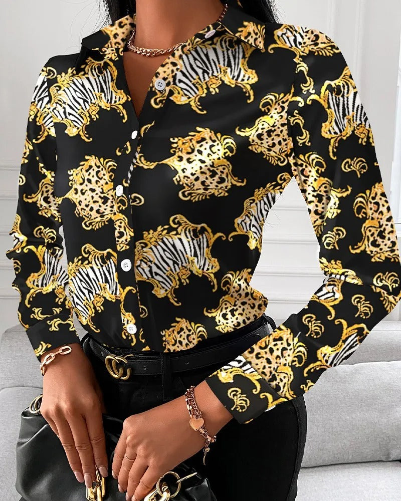 Retro-Inspired Blouse with Classic Elegance for Women™ – Zeitloser Vintage-Charme trifft modernen Komfort