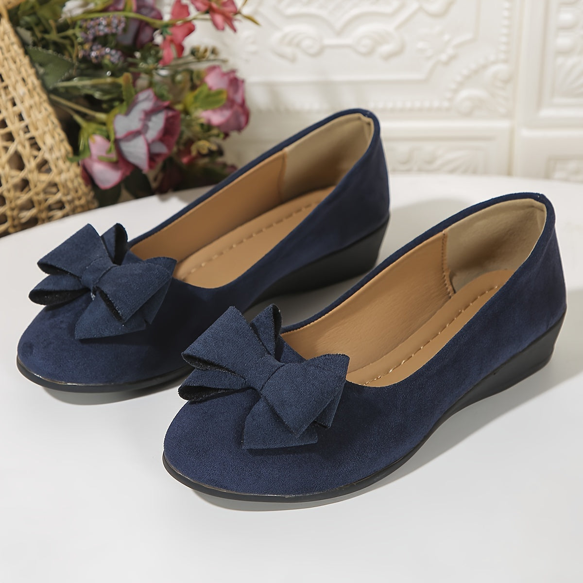 Women's Comfortable Ballet Flats with Bow Detail™ – Ganztägiger Komfort mit femininer Eleganz