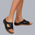 Elara | Women's Supportive Open-Toe Slide Sandals™ – Müheloser Komfort für den ganzen Tag
