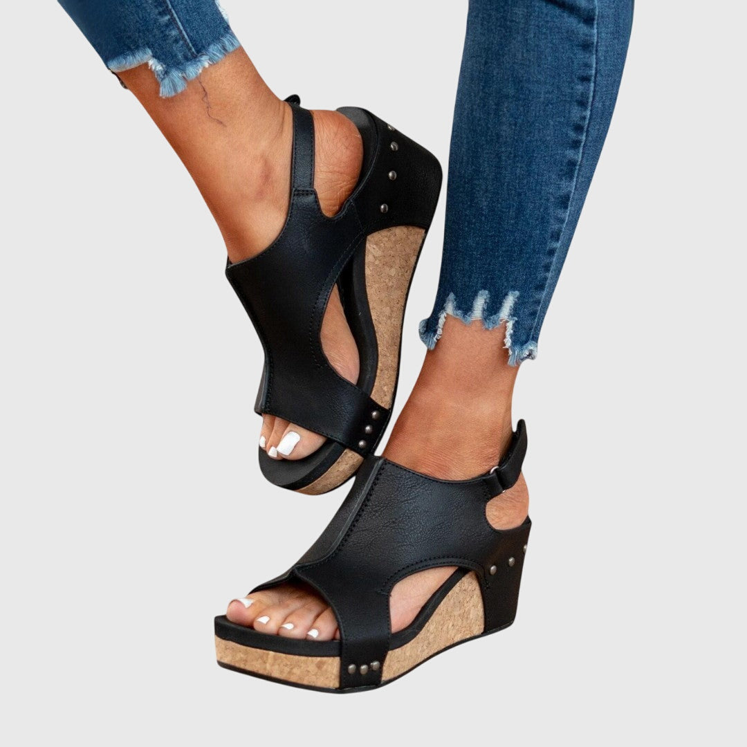 Women's Orthopedic Platform Slingback Sandals™ – Orthopädischer Komfort mit elegantem Design