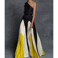 Women's One Shoulder Artistic Pleated Elegant Evening Maxi Dress™ – Asymmetrische Eleganz für unvergessliche Auftritte