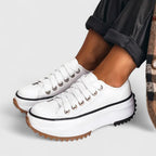 Women's Platform Chunky Sneakers Lace Up™ – Stilvoller Komfort mit markanter Plattform-Sohle