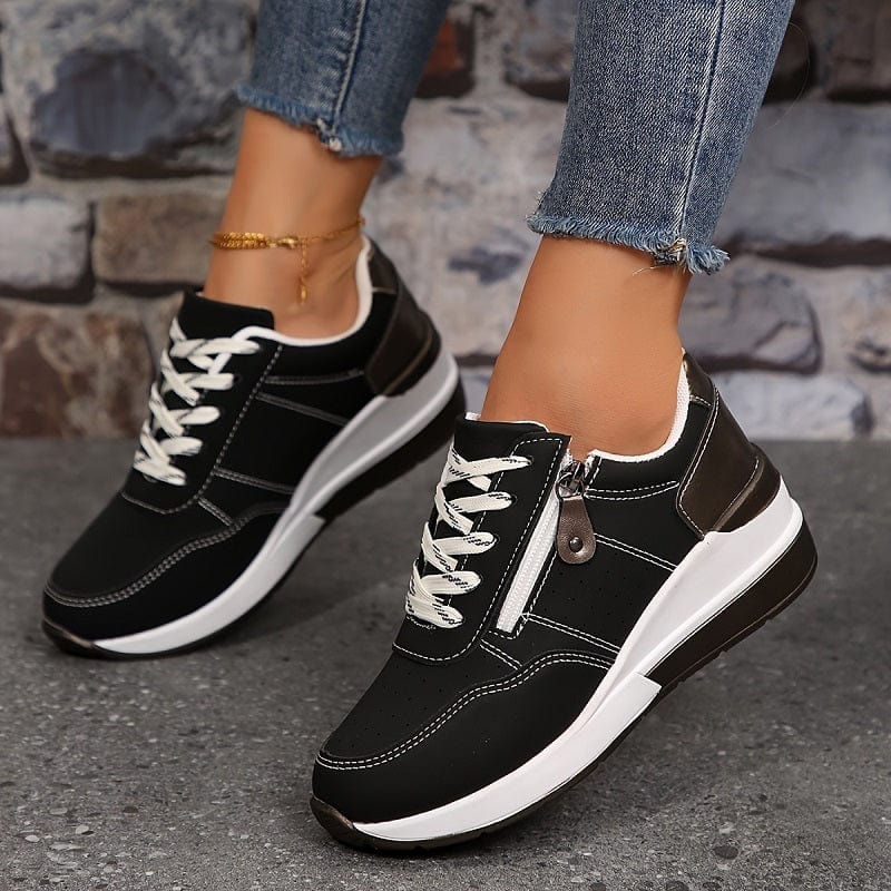Women's Orthopedic Walking Sneakers with Side Zipper™ – Ganztägiger Komfort für aktive Tage