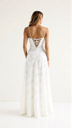 Women's Elegant Slip Spaghetti Strap Wedding Guest Maxi Dress™ – Zeitlose Eleganz für besondere Anlässe