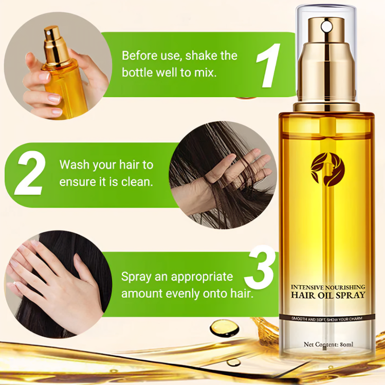 VelvaHair™ – Pflegendes Haaröl-Spray für sichtbar glattes, glänzendes und weiches Haar in Sekunden [1 + 1 Gratis]