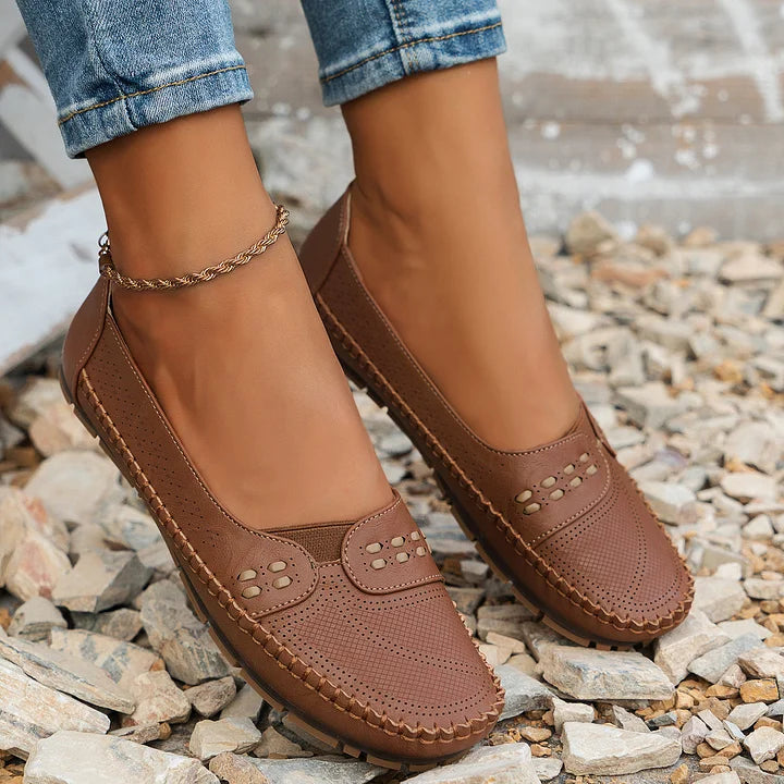 Women's Orthopedic Slip On Shoes with Cushioned Sole and Breathable Design™ – Müheloser Komfort für den ganzen Tag