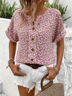 Sophia | Women Chic Floral Summer Print Blouse™ – Mühelose Eleganz für jeden Anlass