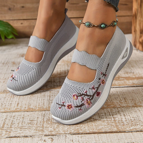 Women's Mesh Ballet Flats with Strap and Breathable Lightweight Design™ – Mühelose Eleganz für jeden Tag