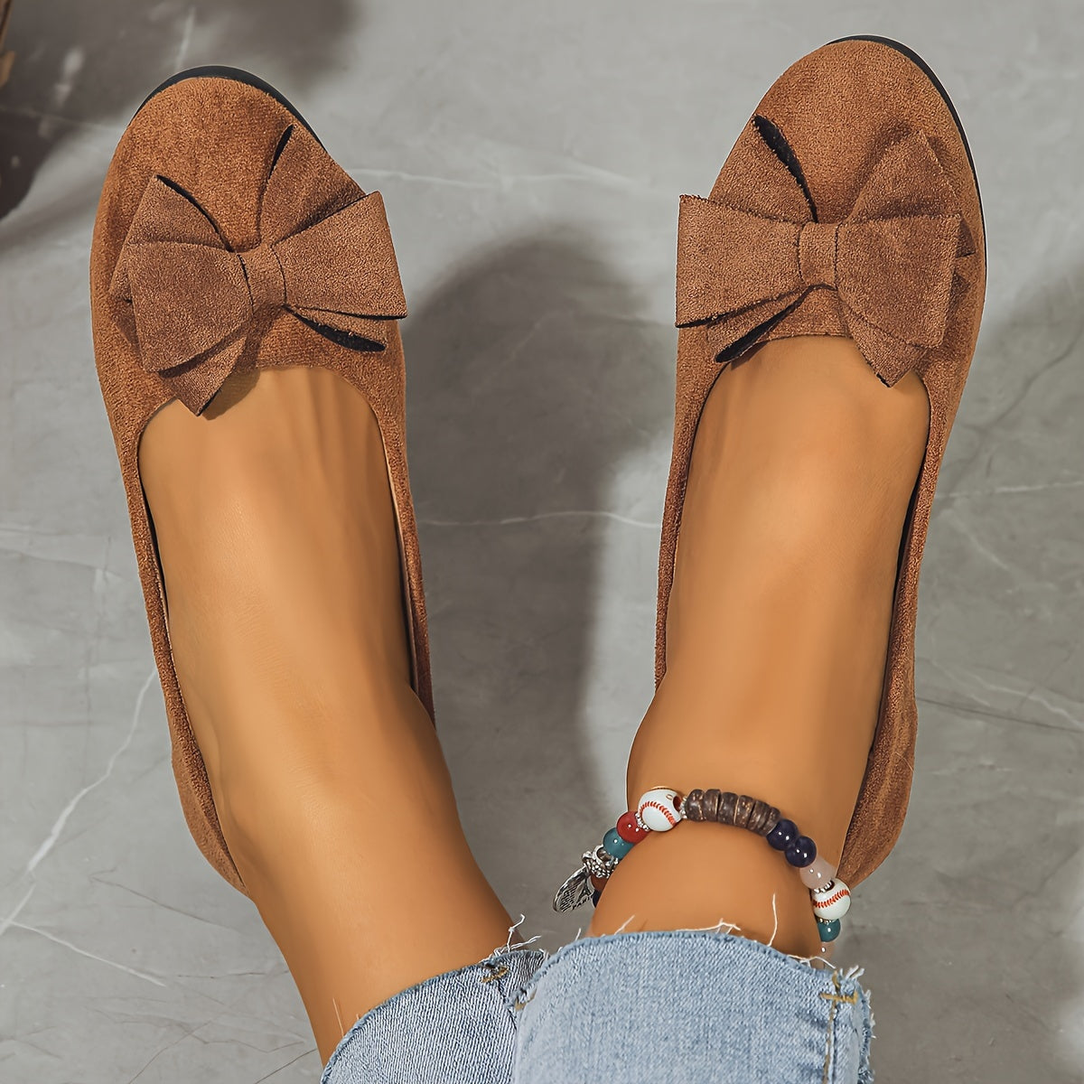 Women's Comfortable Ballet Flats with Bow Detail™ – Ganztägiger Komfort mit femininer Eleganz