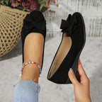 Women's Comfortable Ballet Flats with Bow Detail™ – Ganztägiger Komfort mit femininer Eleganz