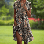 Relaxed Floral Button Midi Dress™ – Müheloser Stil für entspannte Alltage