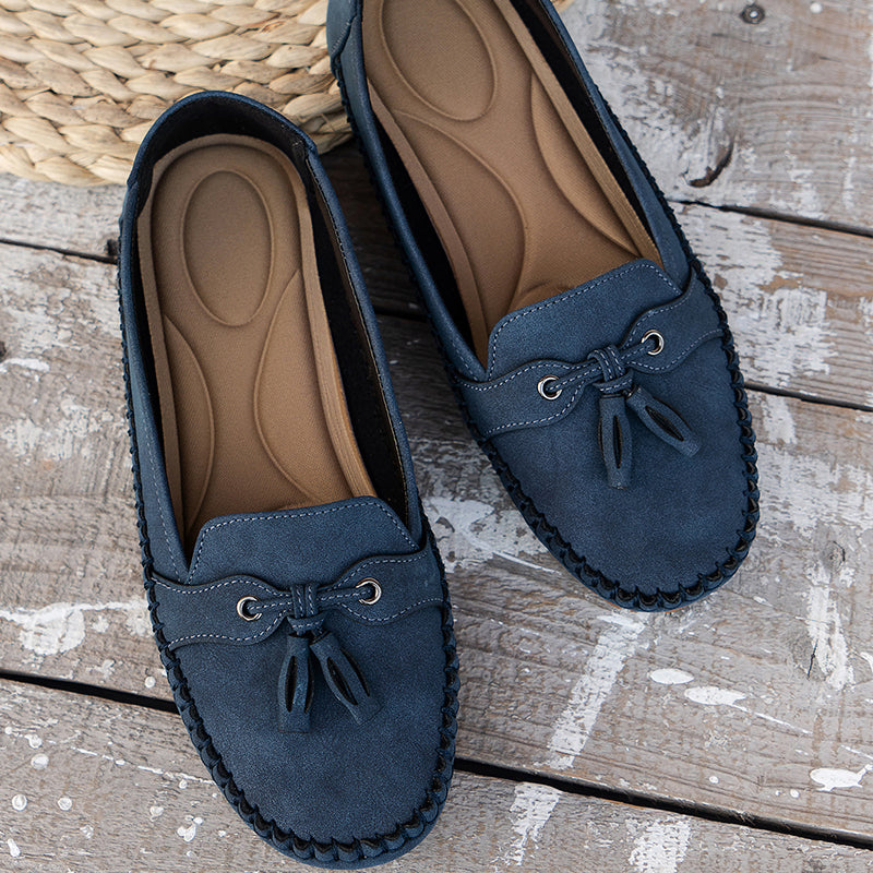 Women's Orthopedic Vintage Loafers with Cushioned Insole and Slip-On Design™ – Zeitloses Komfort und elegante Unterstützung