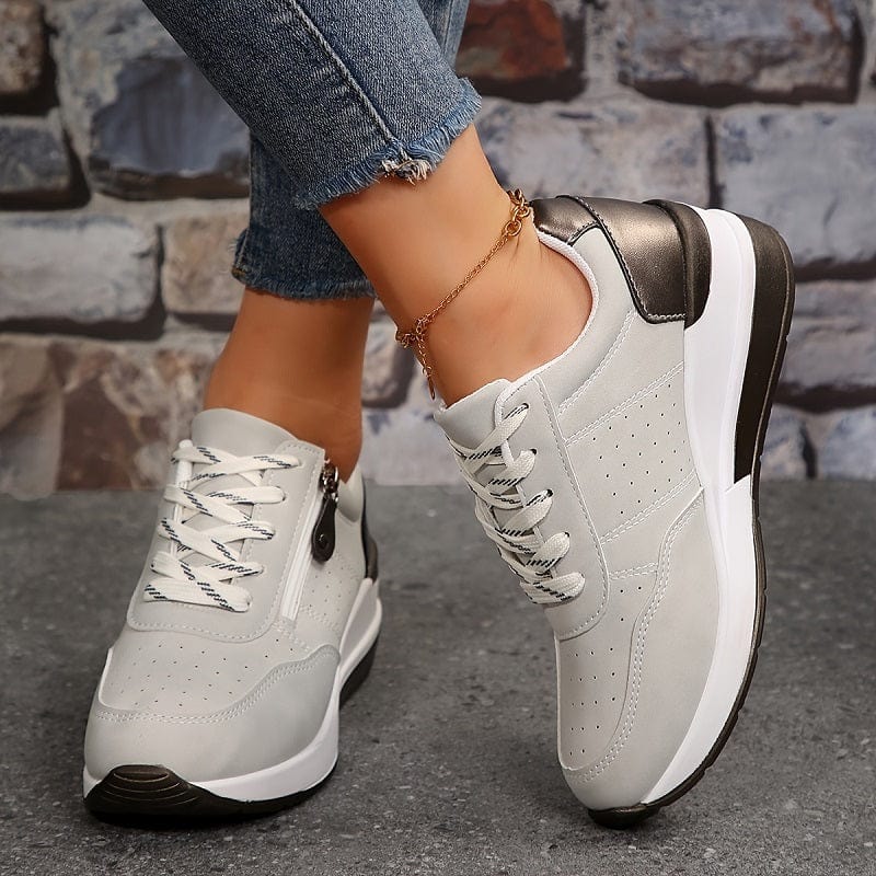 Women's Orthopedic Walking Sneakers with Side Zipper™ – Ganztägiger Komfort für aktive Tage