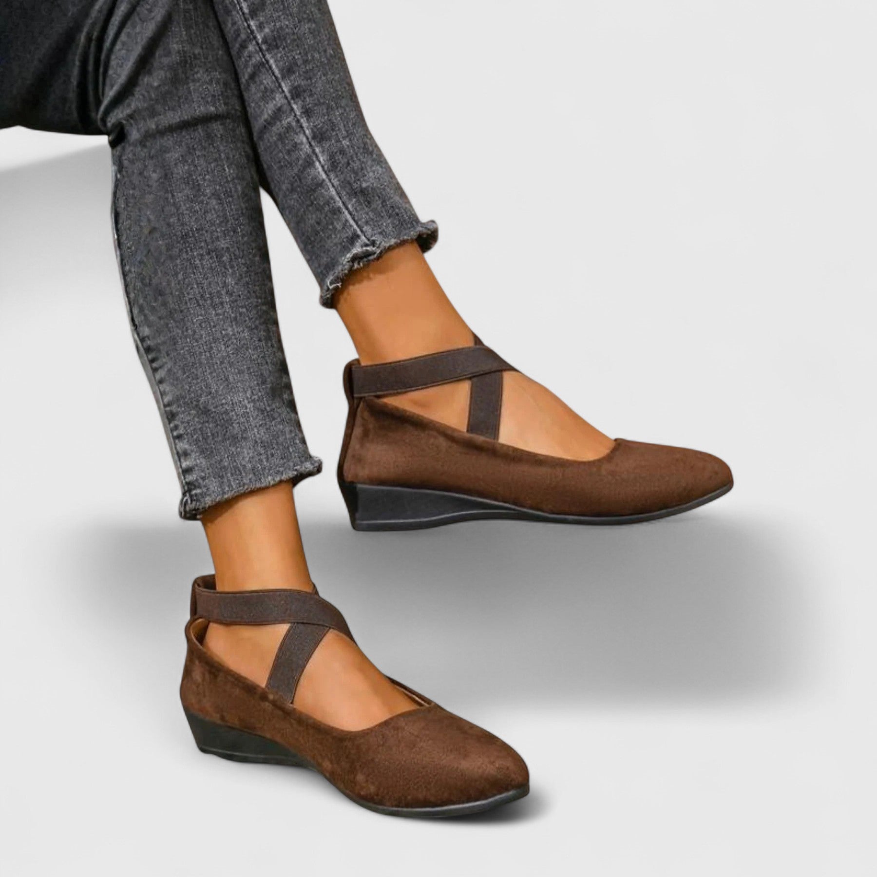 Women's Orthopedic Wedge Sandals with Adjustable Strap™ – Ganztägiger Komfort und elegante Unterstützung