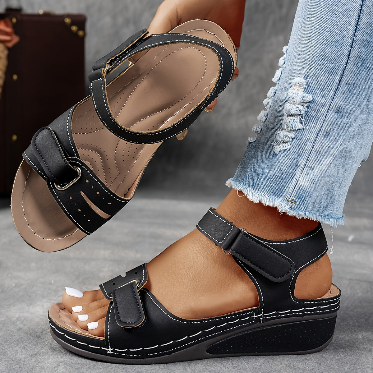 Women's Orthopedic Comfort Sandals with Arch Support and Adjustable Straps™ – Ganztägiger Komfort für empfindliche Füße