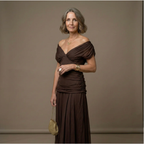 Women's Elegant Maxi Dress with V-Neck and Flowing Fit™ – Zeitlose Eleganz für jeden Anlass