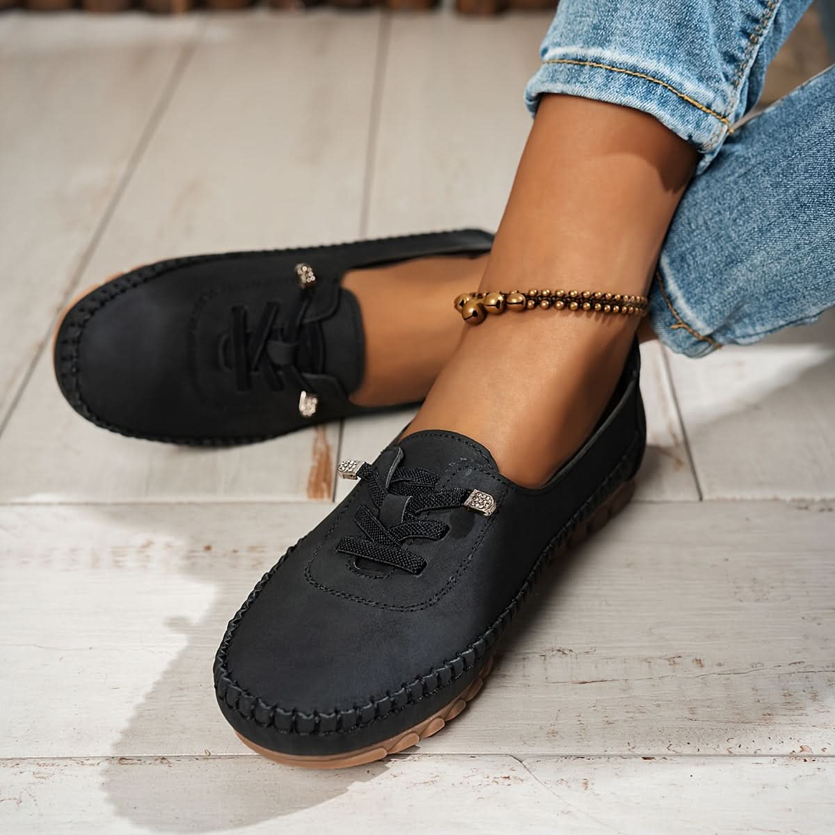 Women's Soft Moccasin Shoes with Cushioned Sole and Breathable Upper™ – Ganztägiger Komfort für jeden Schritt