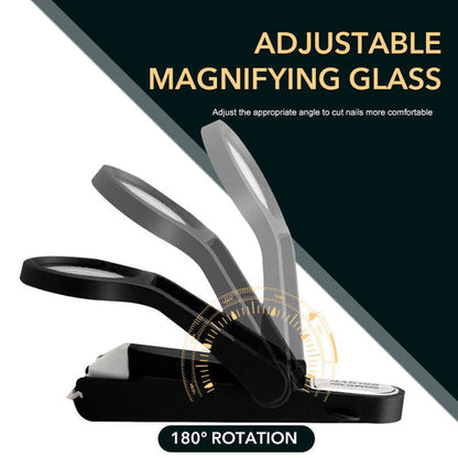 VisiClip™ – Kompakter Nagelknipser mit Lupe für präzise und mühelose Pflege [50 % Rabatt]
