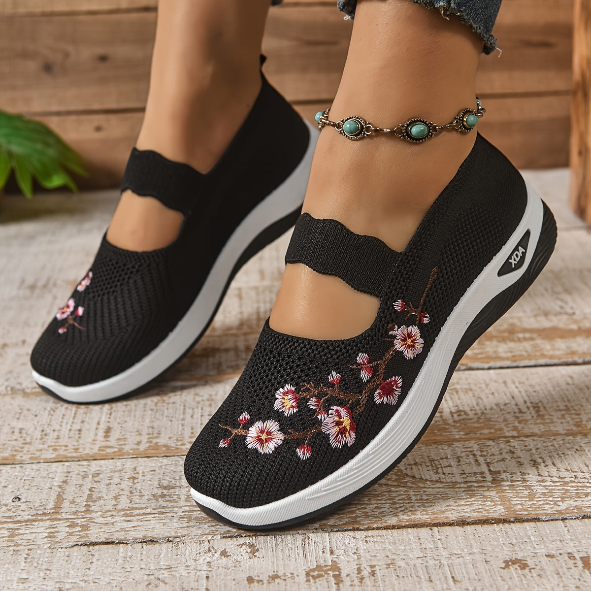 Women's Mesh Ballet Flats with Strap and Breathable Lightweight Design™ – Mühelose Eleganz für jeden Tag
