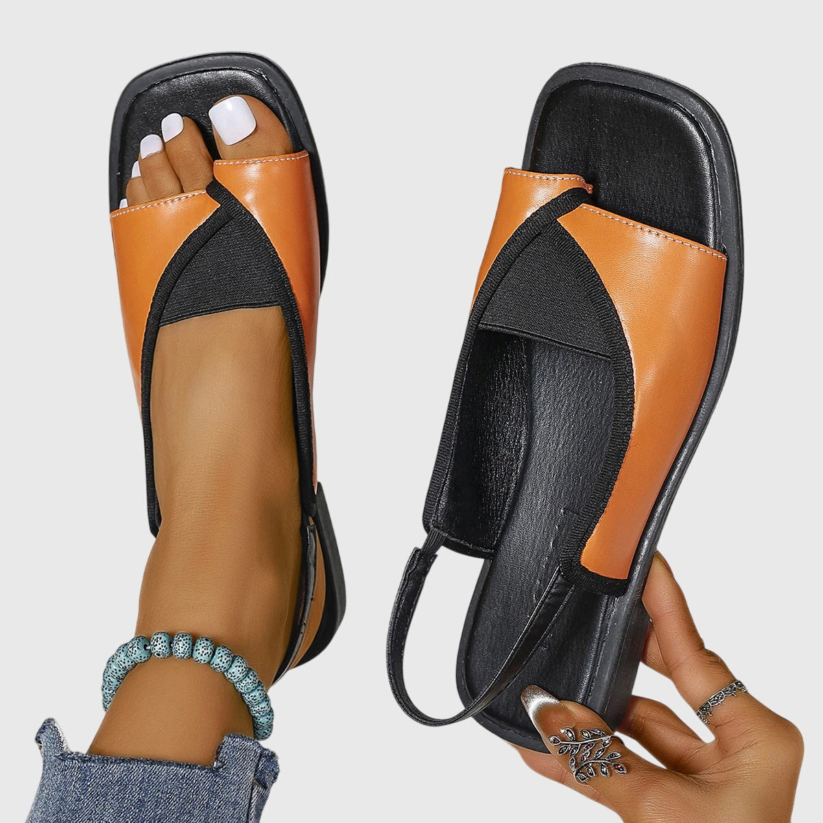 Women's Orthopedic Slingback Sandals with Arch Support™ – Für ganztägigen Komfort und stilvolle Eleganz