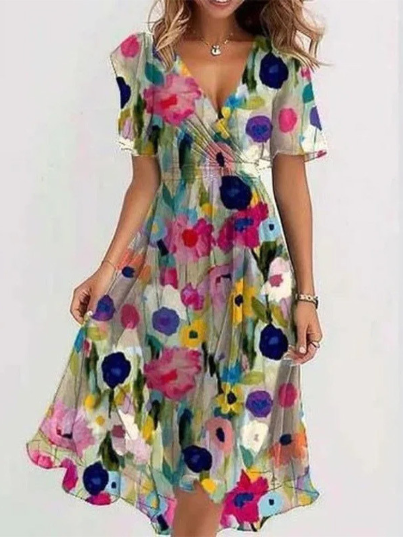 Boho Style Summer Dress With Flattering Relaxed Fit for Women™ – Mühelose Eleganz für entspannte Sommertage