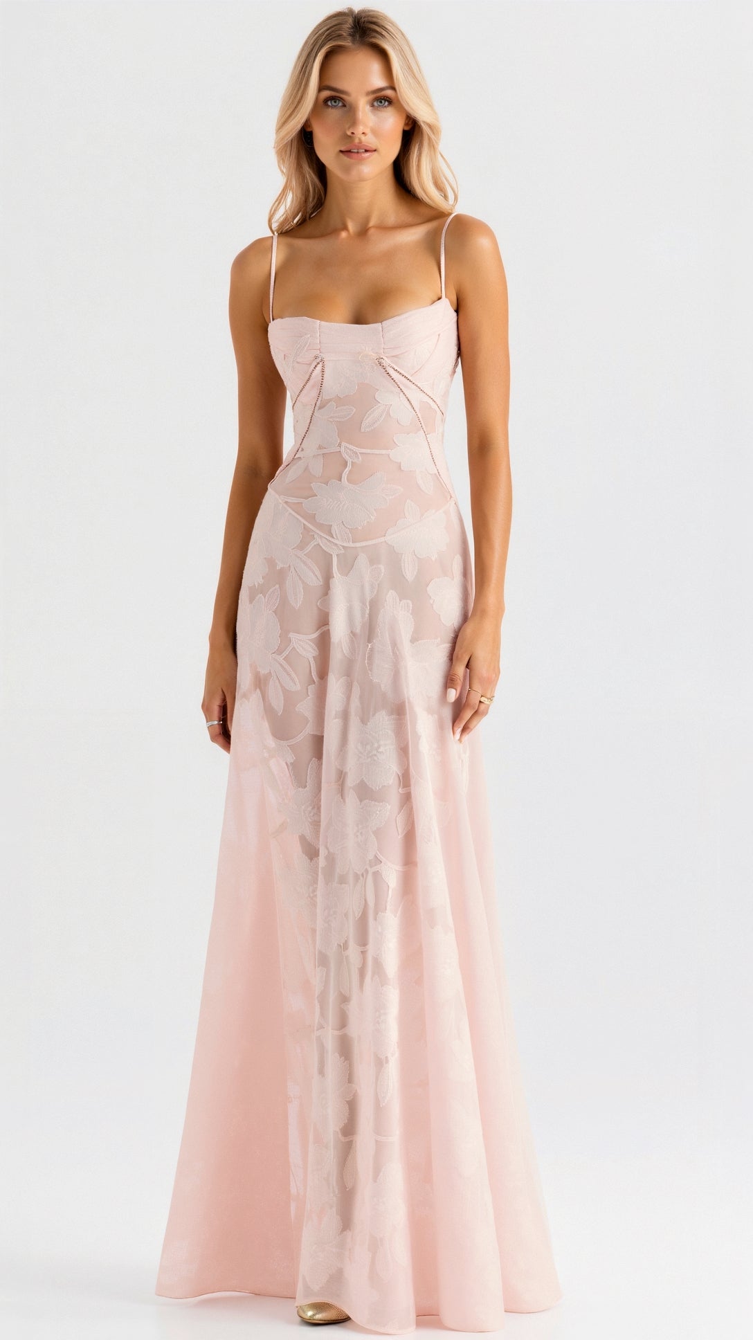 Women's Elegant Slip Spaghetti Strap Wedding Guest Maxi Dress™ – Zeitlose Eleganz für besondere Anlässe