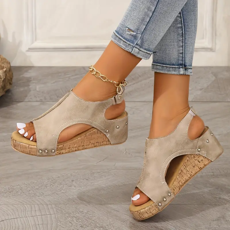 Damen Orthopädische Blockabsatz Sandalen mit verstellbarem Riemen und gepolsterter Sohle™ – Ganztägiger Komfort mit stilvoller Eleganz