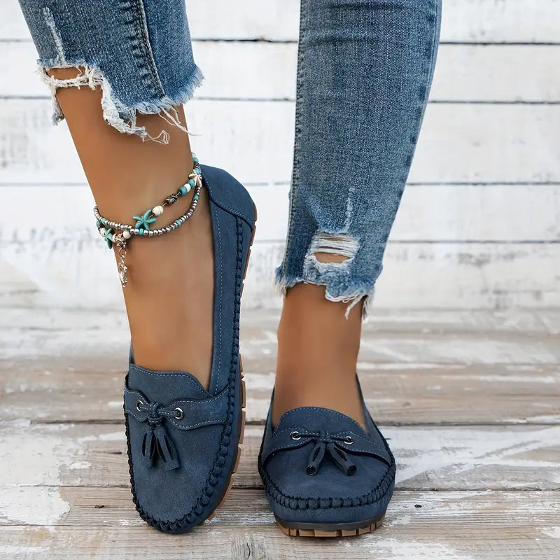 Women's Orthopedic Vintage Loafers with Cushioned Insole and Slip-On Design™ – Zeitloses Komfort und elegante Unterstützung