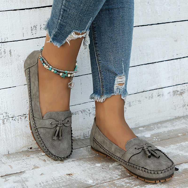 Women's Orthopedic Vintage Loafers with Cushioned Insole and Slip-On Design™ – Zeitloses Komfort und elegante Unterstützung
