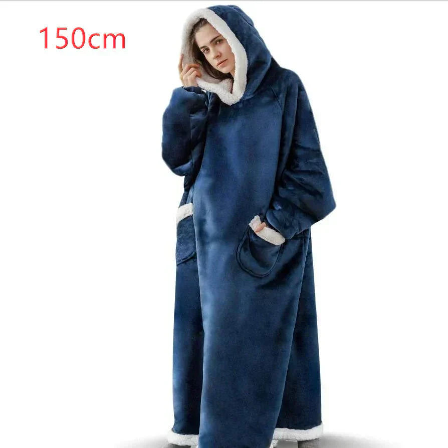 ComfyBlanket™ – Ultrawarmer Sherpa-Fleece-Hoodie für maximale Gemütlichkeit [50 % Rabatt]