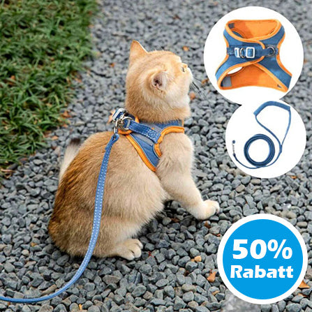 50% Rabatt | CatHarnes™ Komfortables Katzengeschirr [Letzter Tag Rabatt]