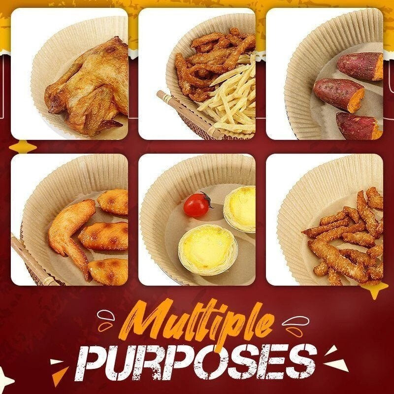 FryCup™ – Wegwerf-Papierliner für Heißluftfritteusen für sauberes und stressfreies Frittieren [50% Rabatt]