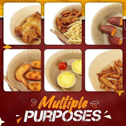 FryCup™ – Wegwerf-Papierliner für Heißluftfritteusen für sauberes und stressfreies Frittieren [50% Rabatt]